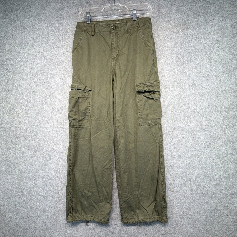 Levi's '94 Baggy Olive Green Cargo Pants Women's 28 Military Utility Streetwear